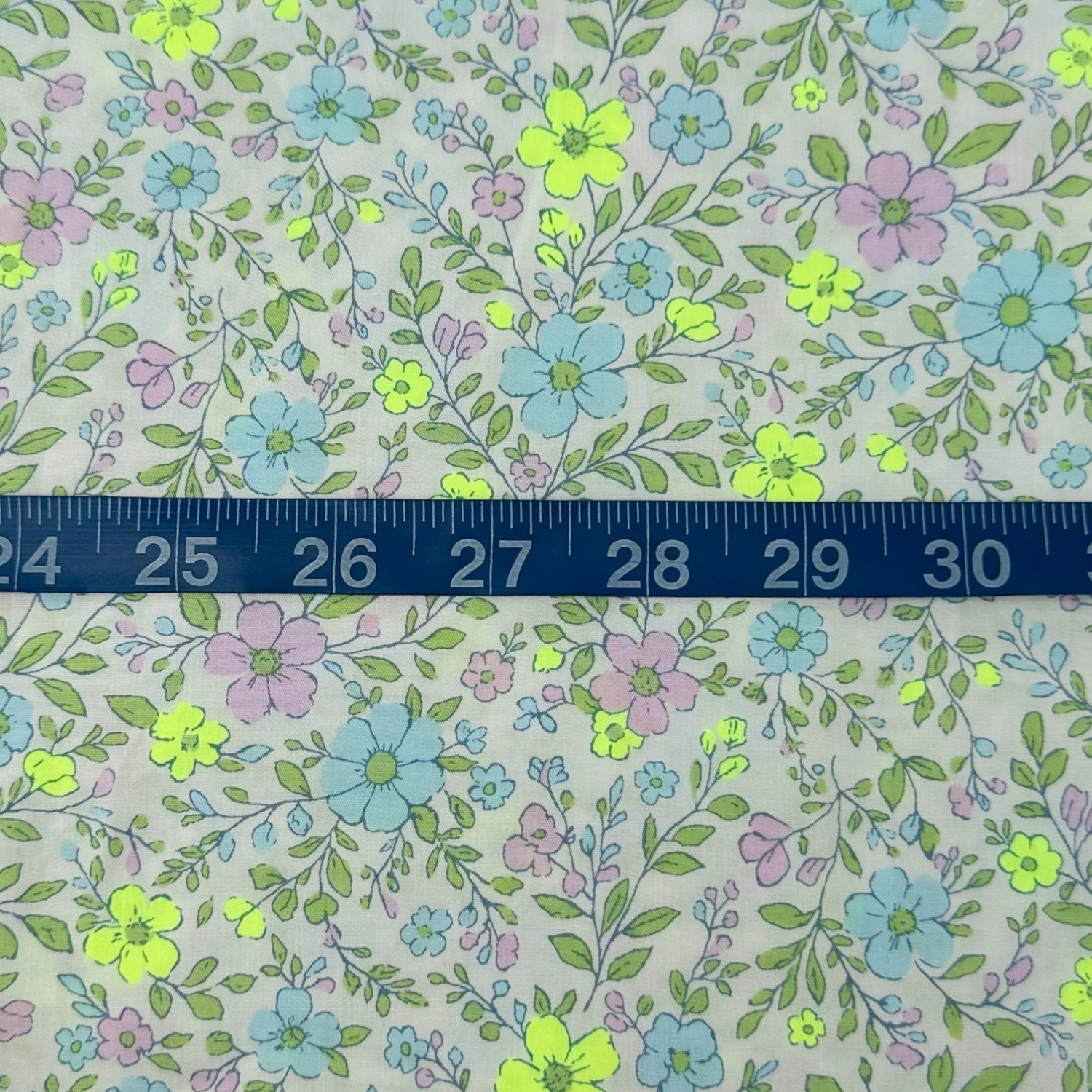 Neon Flower Yellow Neon Yellow Fabric Japanese Import