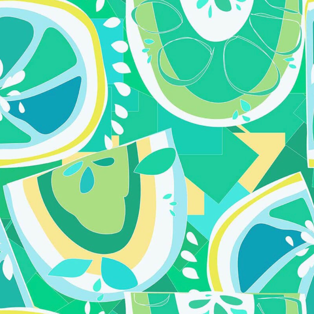 Olivia Klue RB Studios Citrus Pop Mod Table Aqua RBS-CT4660-12