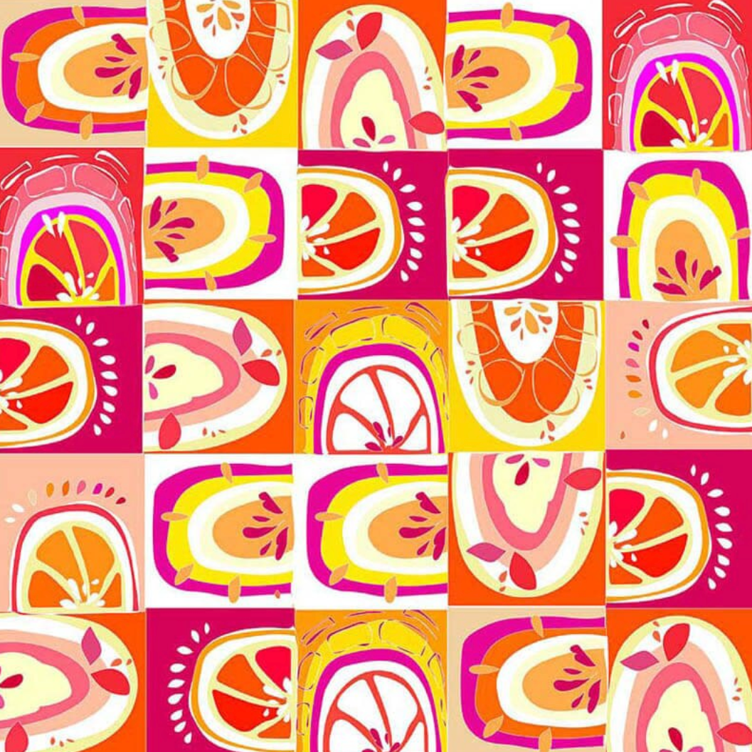 Olivia Klue RB Studios Citrus Pop Tile Orange RBS-CT4650-10