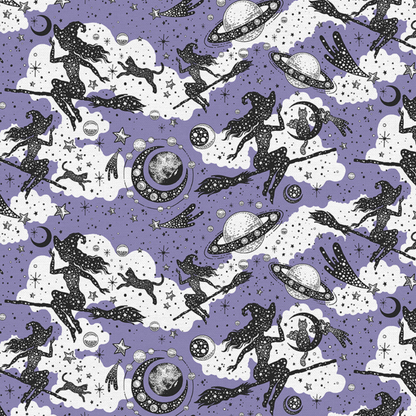 PBS Fabrics Paintbrush Studio Fabrics Apothecary Flying Witches 120-25158