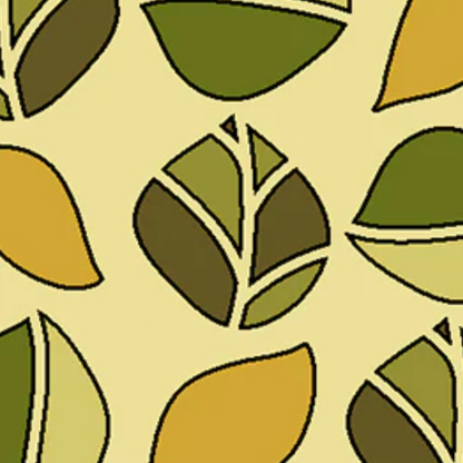 PBS Fabrics Paintbrush Studio Fabrics Menagerie Leaf Geo Gold 12099752