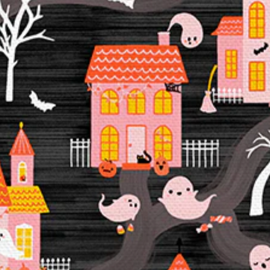 PBS Fabrics Paintbrush Studio Fabrics Mystical Manor Halloween Night 120-24685