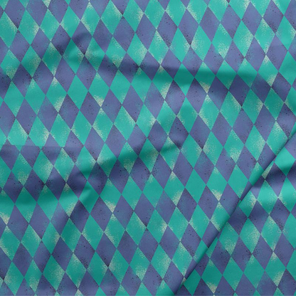 Paintbrush Studio Fabrics Night of the Nutcracker Argyle Blue 12019601 