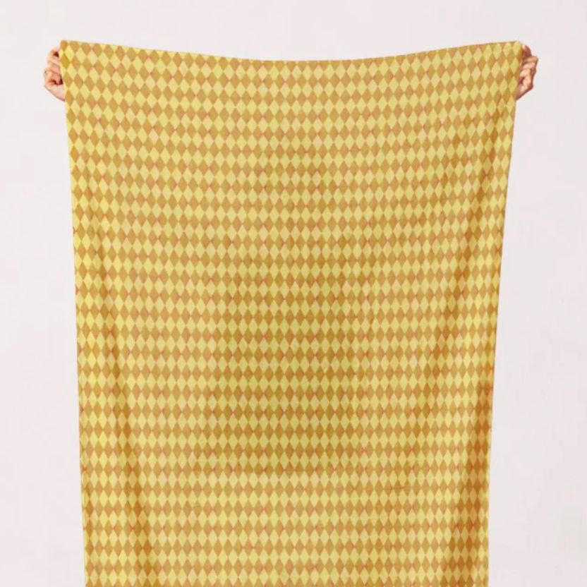 Paintbrush Studio Fabrics Night of the Nutcracker Argyle Gold 12019603