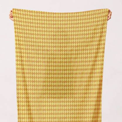 Paintbrush Studio Fabrics Night of the Nutcracker Argyle Gold 12019603