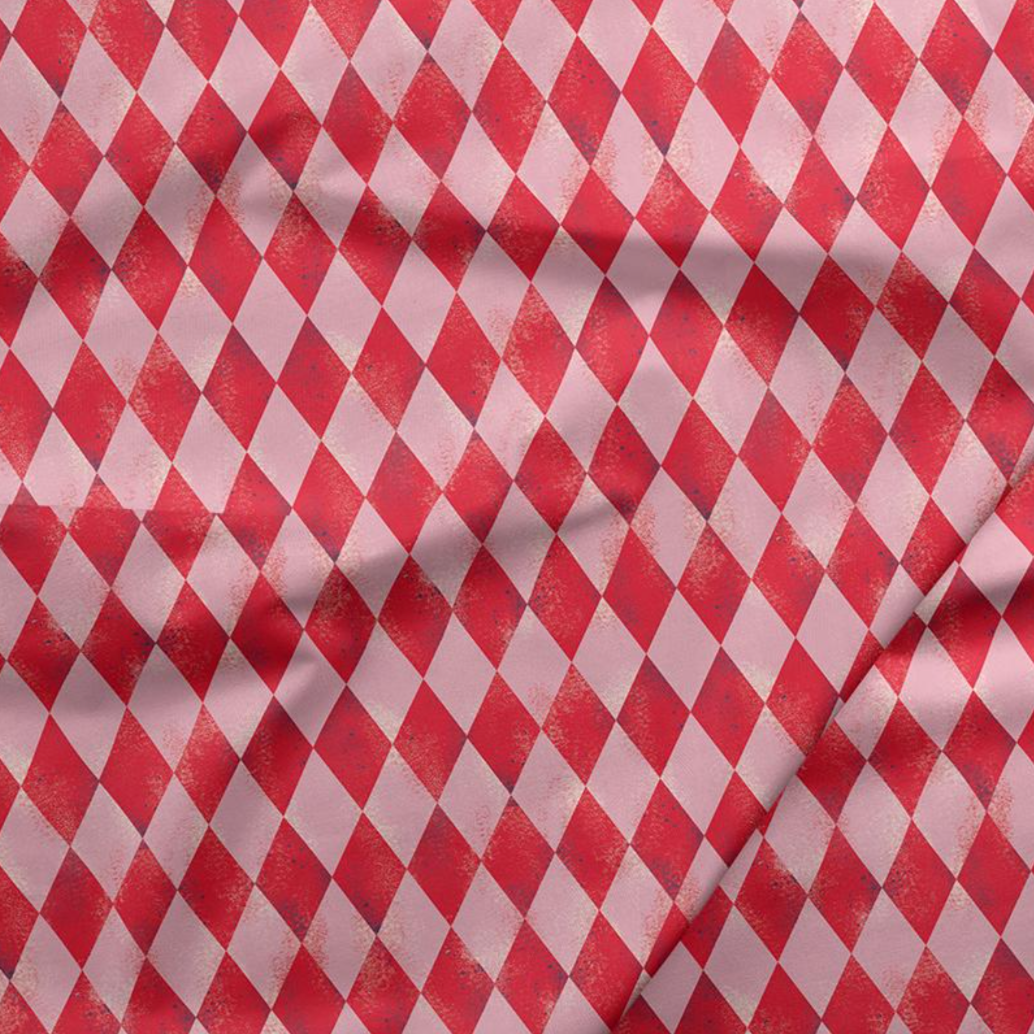 Paintbrush Studio Fabrics Night of the Nutcracker Argyle Red 12019602