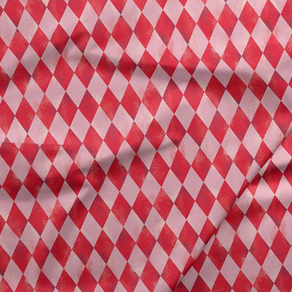 Paintbrush Studio Fabrics Night of the Nutcracker Argyle Red 12019602
