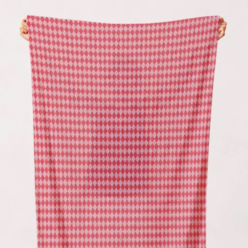 Paintbrush Studio Fabrics Night of the Nutcracker Argyle Red 12019602