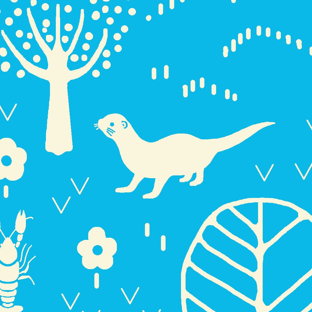 Paintbrush_Studio_Fabrics_Otter_Romp_Otter_Forest_12099311_Blue