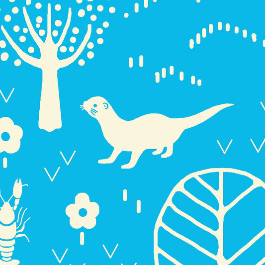 Paintbrush_Studio_Fabrics_Otter_Romp_Otter_Forest_12099311_Blue