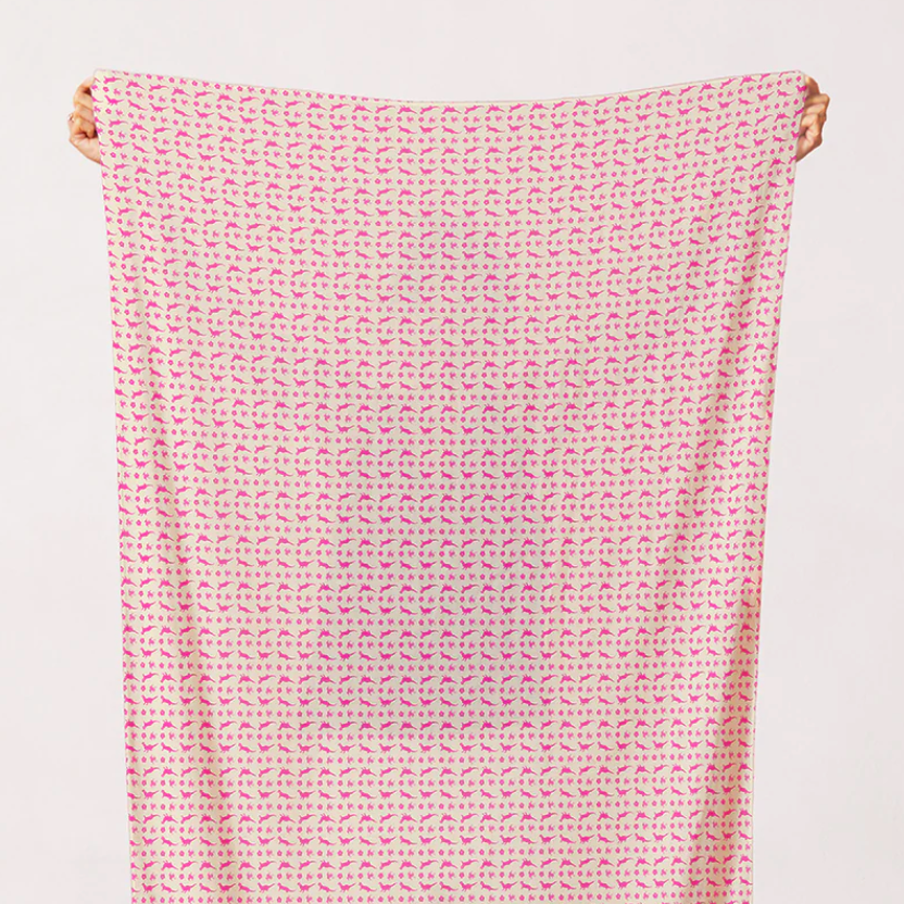 Paintbrush Studio Fabrics Otter Romp Otter Stripe 12099371 Pink