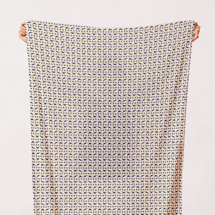 Paintbrush Studio Fabrics Otter Romp Otter Stripe Navy 12099373 