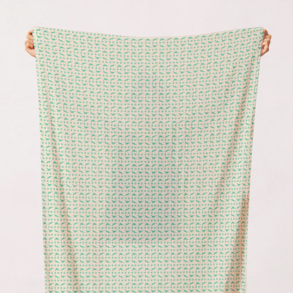 Paintbrush Studio Fabrics Otter Romp Otter Stripe Turquoise 12099372