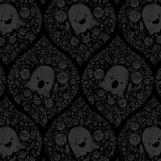 Pammie Jane Dear Stella Fabrics Bootiful Halloween Ghosted 2779 Ink