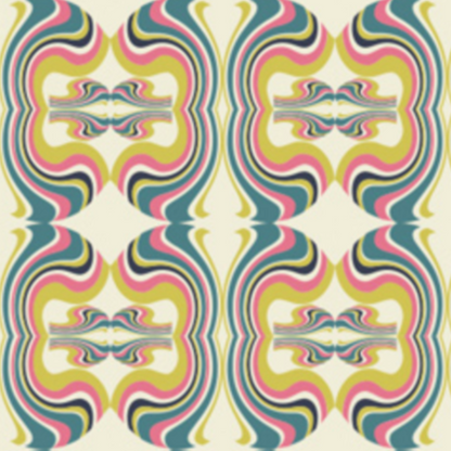 Pat Bravo Art Gallery Fabrics Carnaby St. Groovy Vibes Berry CST-3203