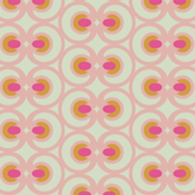 Pat Bravo Art Gallery Fabrics HyperNature Op Art Rosewater HYN49606