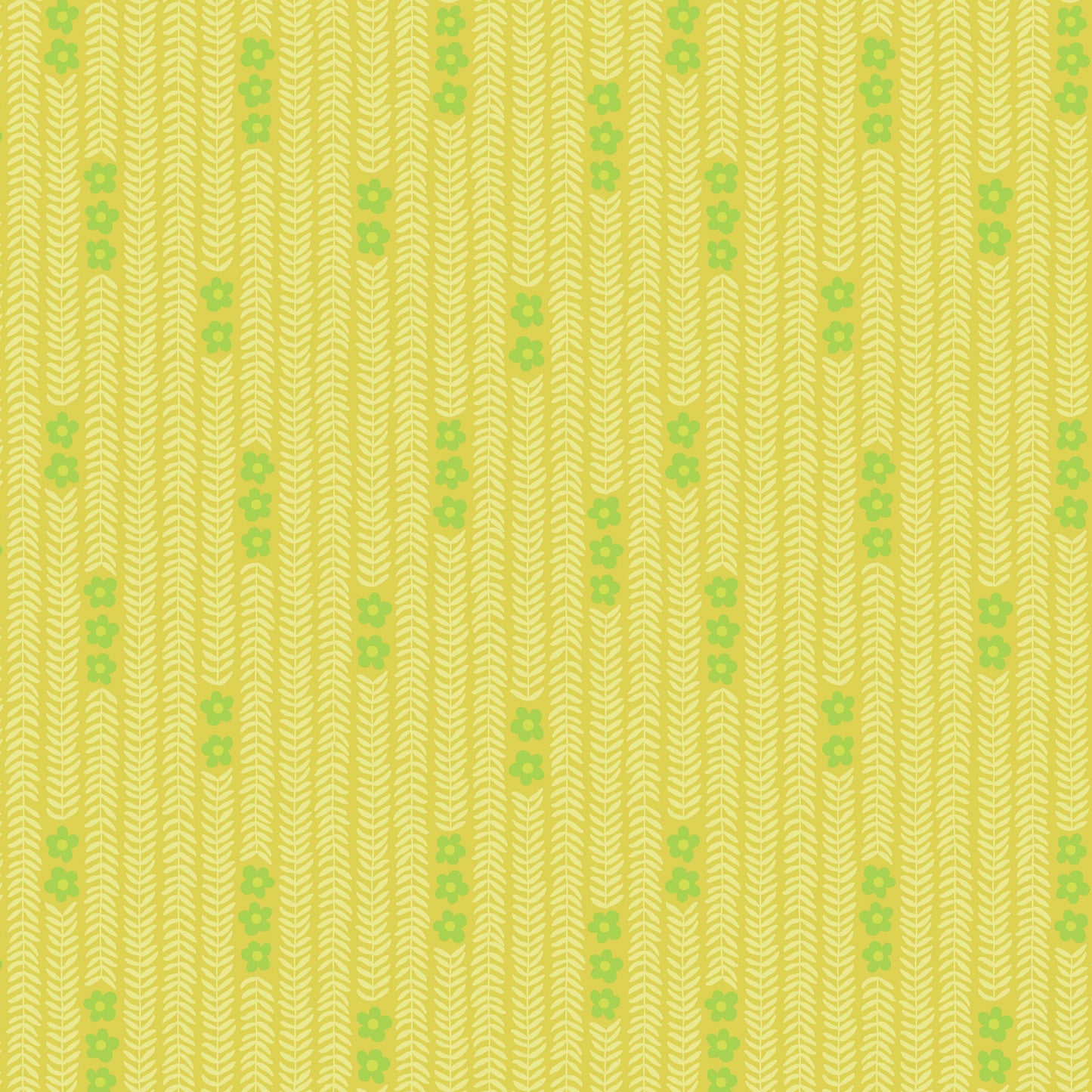 Patty Sloniger Andover Fabrics Moonlit Garden Garland A-512-Y Citron