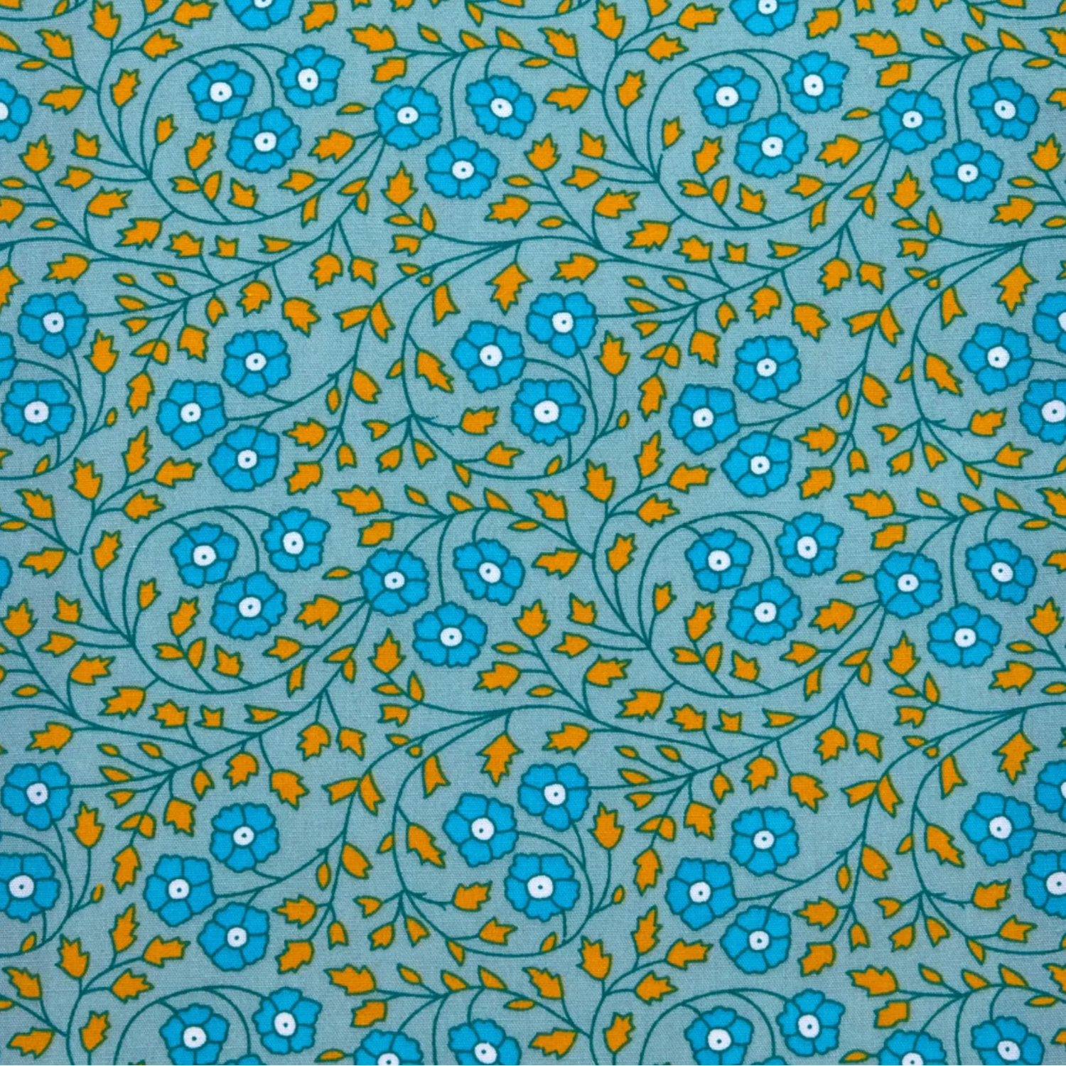 Petit Pan Fabrics Paris France Aziza Blue Grey