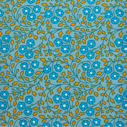 Petit Pan Fabrics Paris France Aziza Blue Grey