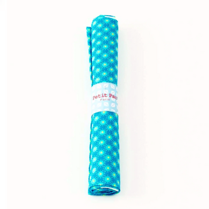 Petit Pan Fabrics Paris France Bubble Aruba Blue