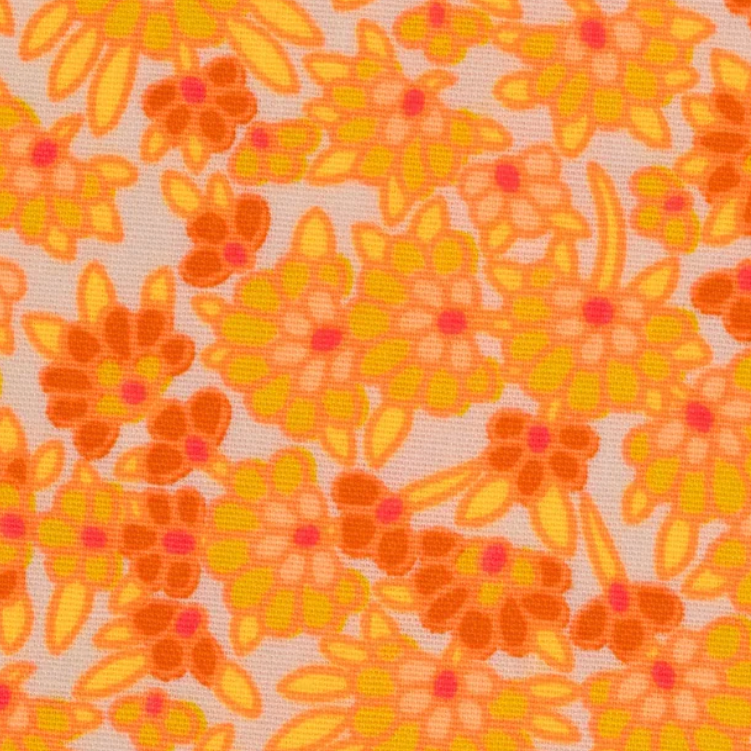 Petit Pan Fabrics Paris France Calendula Yellow