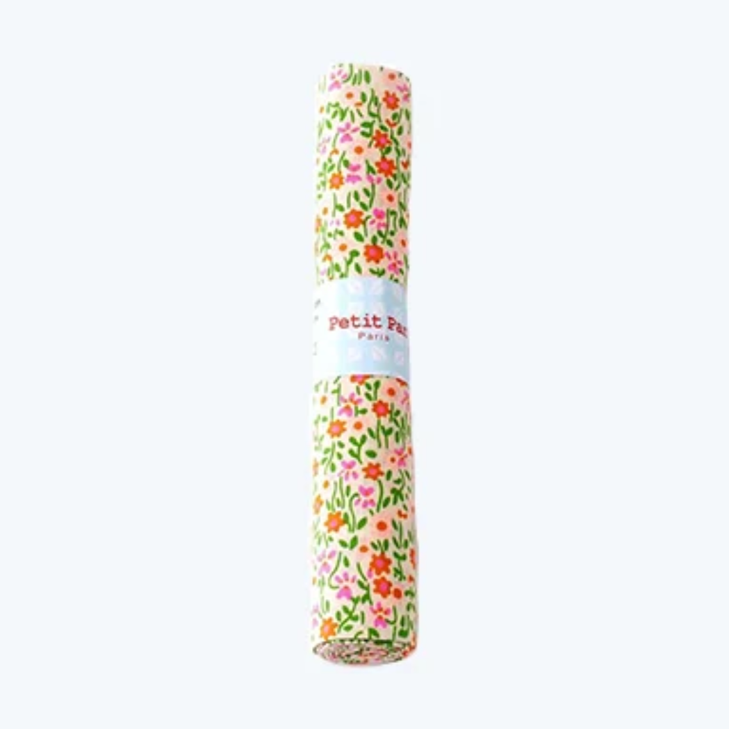 Petit Pan Fabrics Paris France Flower Power Pink