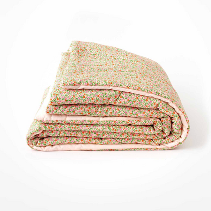 Petit Pan Fabrics Paris France Flower Power Pink