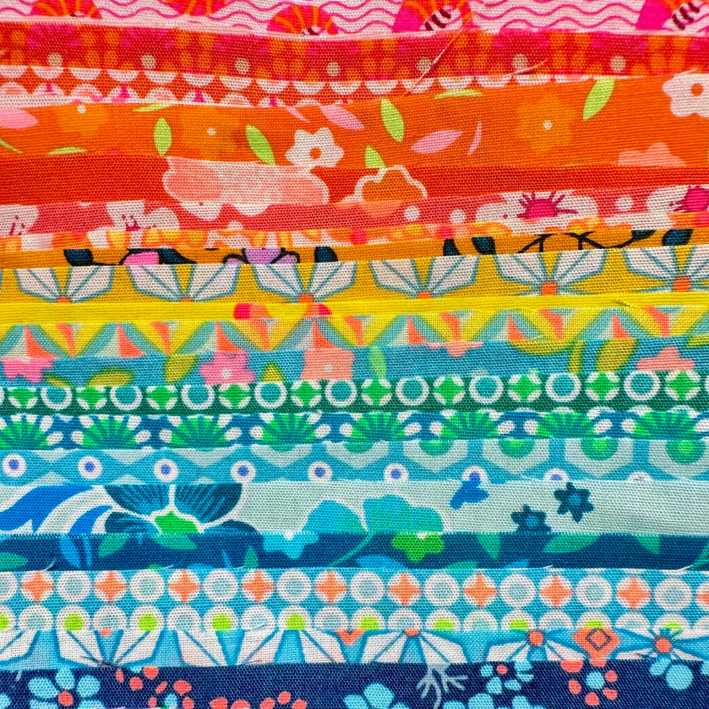 Petit Pan Neon Fabric Scrap Pack Paris France