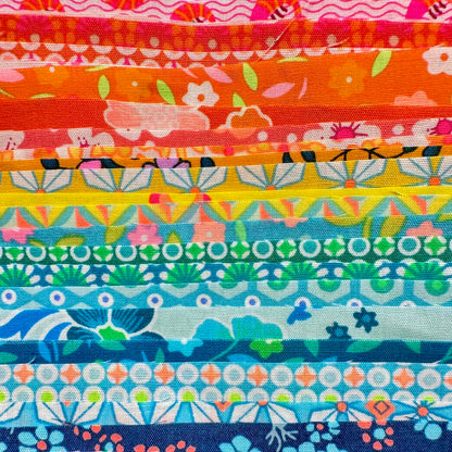 Petit Pan Neon Fabric Scrap Pack Paris France