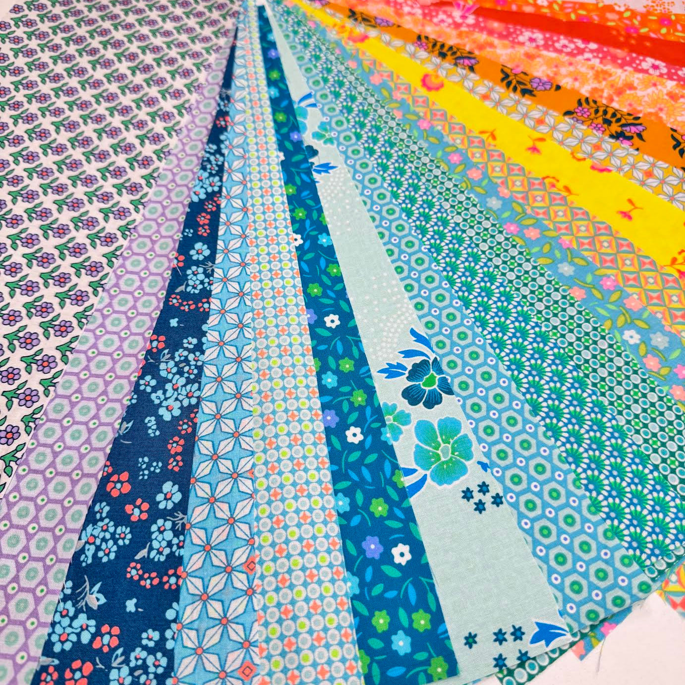 Petit Pan Neon Fabric Scrap Pack Paris France