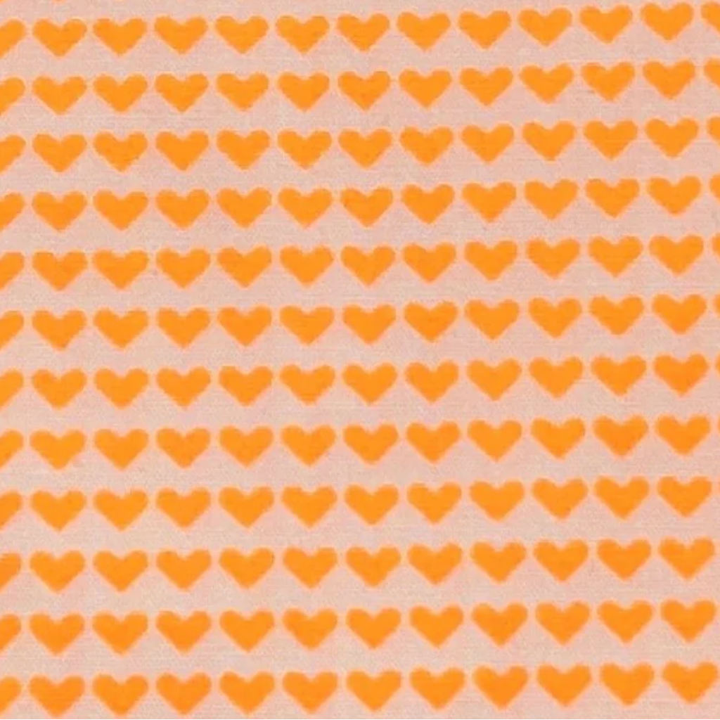 Petit Pan Paris France Love is All Fluorescent Orange