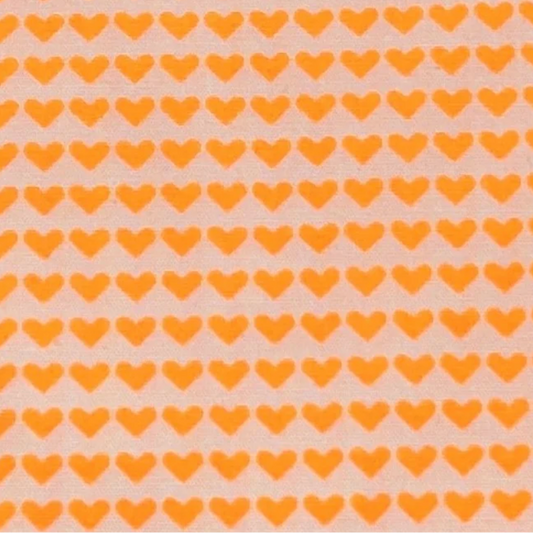 Petit Pan Paris France Love is All Fluorescent Orange