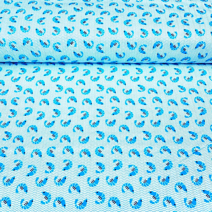 Petit Pan Paris France Neon Shrimp Blue