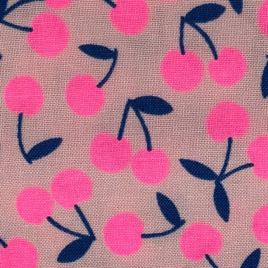 Pop Cherry Pink Neon Pink Fabric Japanese Import