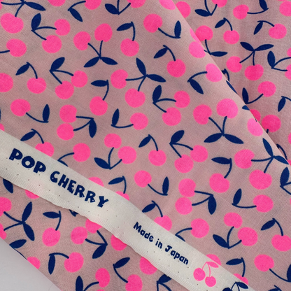 Pop Cherry Pink Neon Pink Fabric Japanese Import