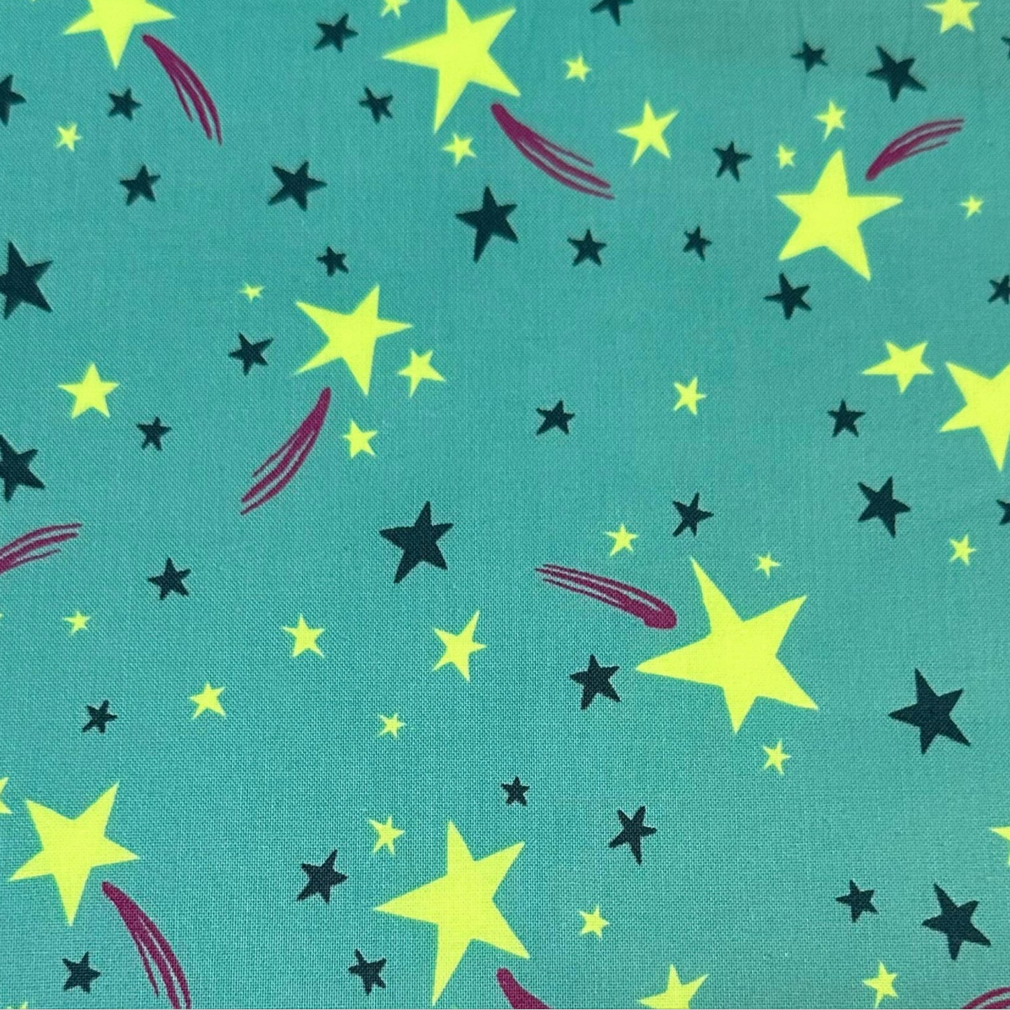 Pop Star Japanese Import Green and Neon Yellow Fabric