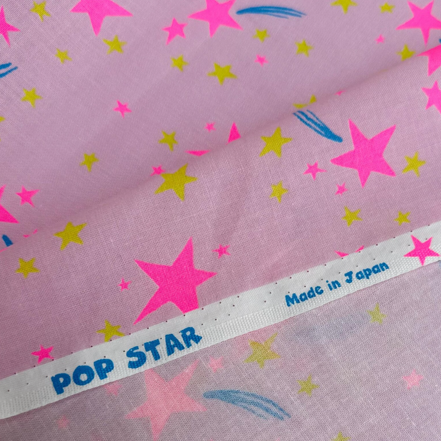 Pop Star Japanese Import Neon Pink Fabric