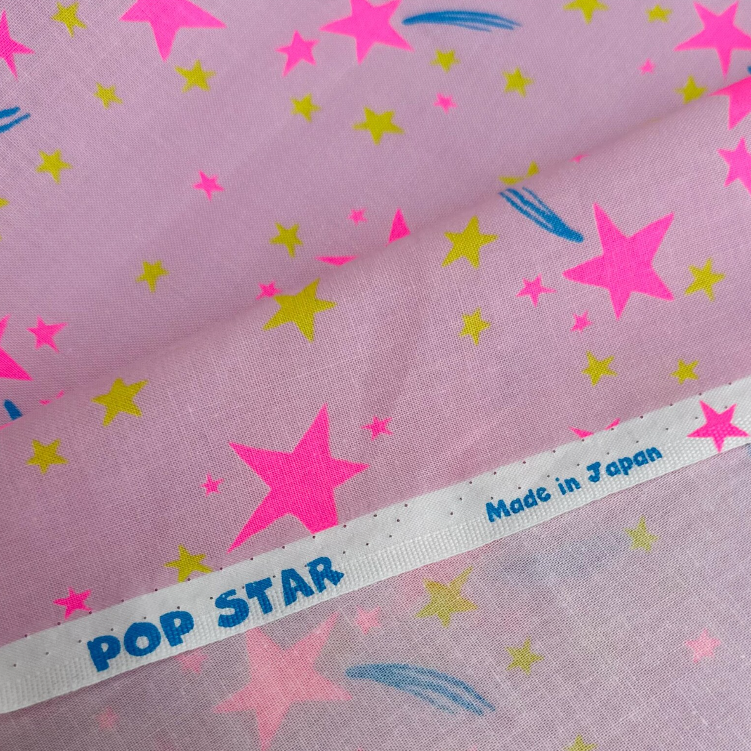 Pop Star Japanese Import Neon Pink Fabric