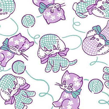 RJR Studio Everything But The Kitchen Sink Furry Critters RJ2501-LA1 Lavender