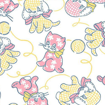 RJR Studio Everything But The Kitchen Sink Furry Critters RJ2501-YE3 Yellow