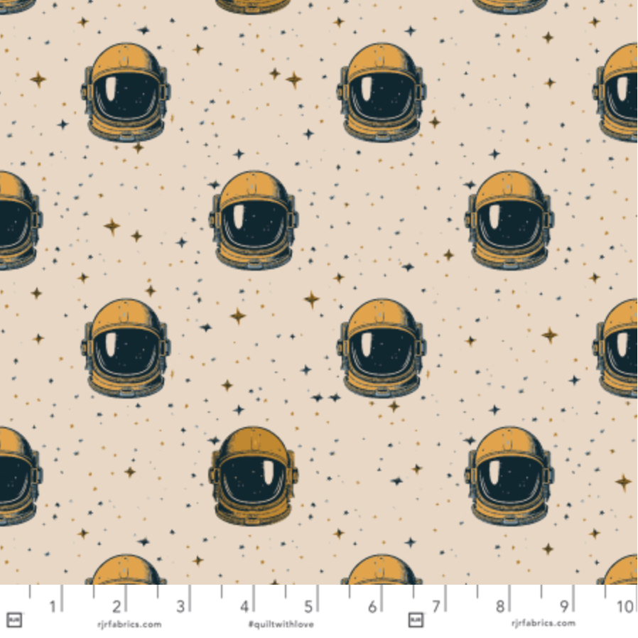 RJR Studio RJR Fabrics Beyond the Horizon Reflections of Space RJ6231-HM5 Honey Mustard