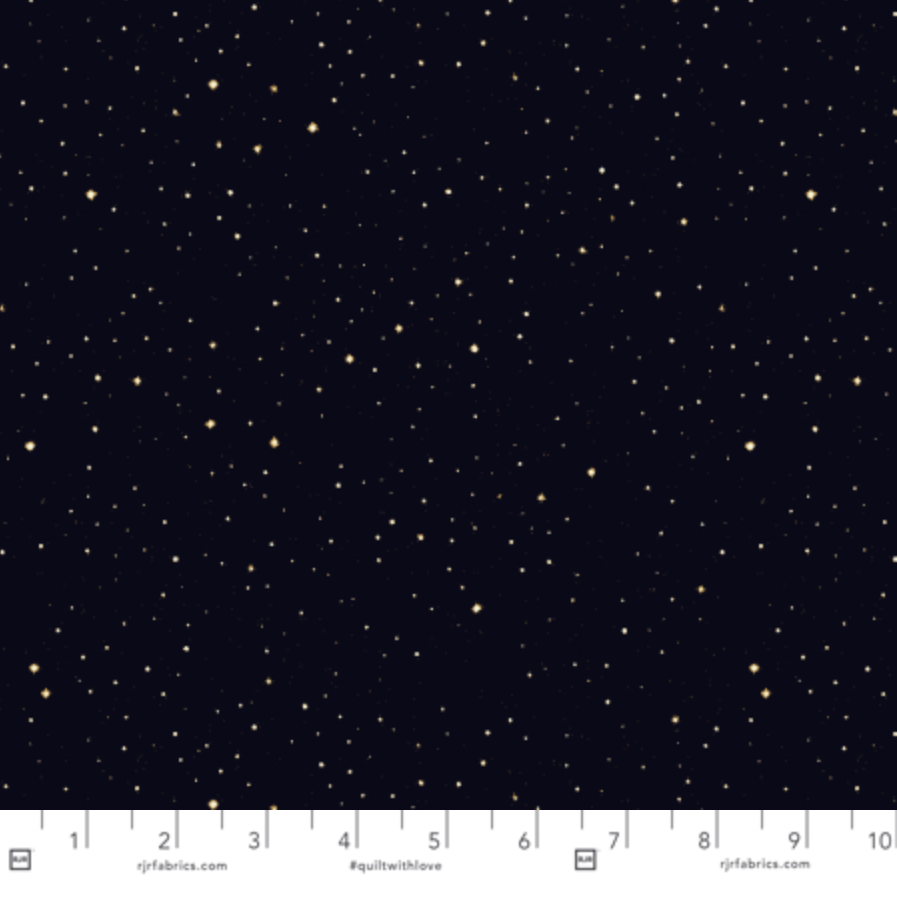 RJR_Studio_RJR_Fabrics_Beyond_the_Horizon_Starbright RJ6235-BK1 Black