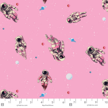 RJR Studio RJR Fabrics Beyond the Horizon Zero Gravity RJ6232-BG3 Bubble Gum Pink