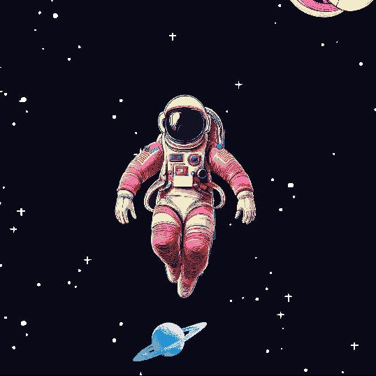 RJR Studio RJR Fabrics Beyond the Horizon Zero Gravity RJ6232-BK4 Black