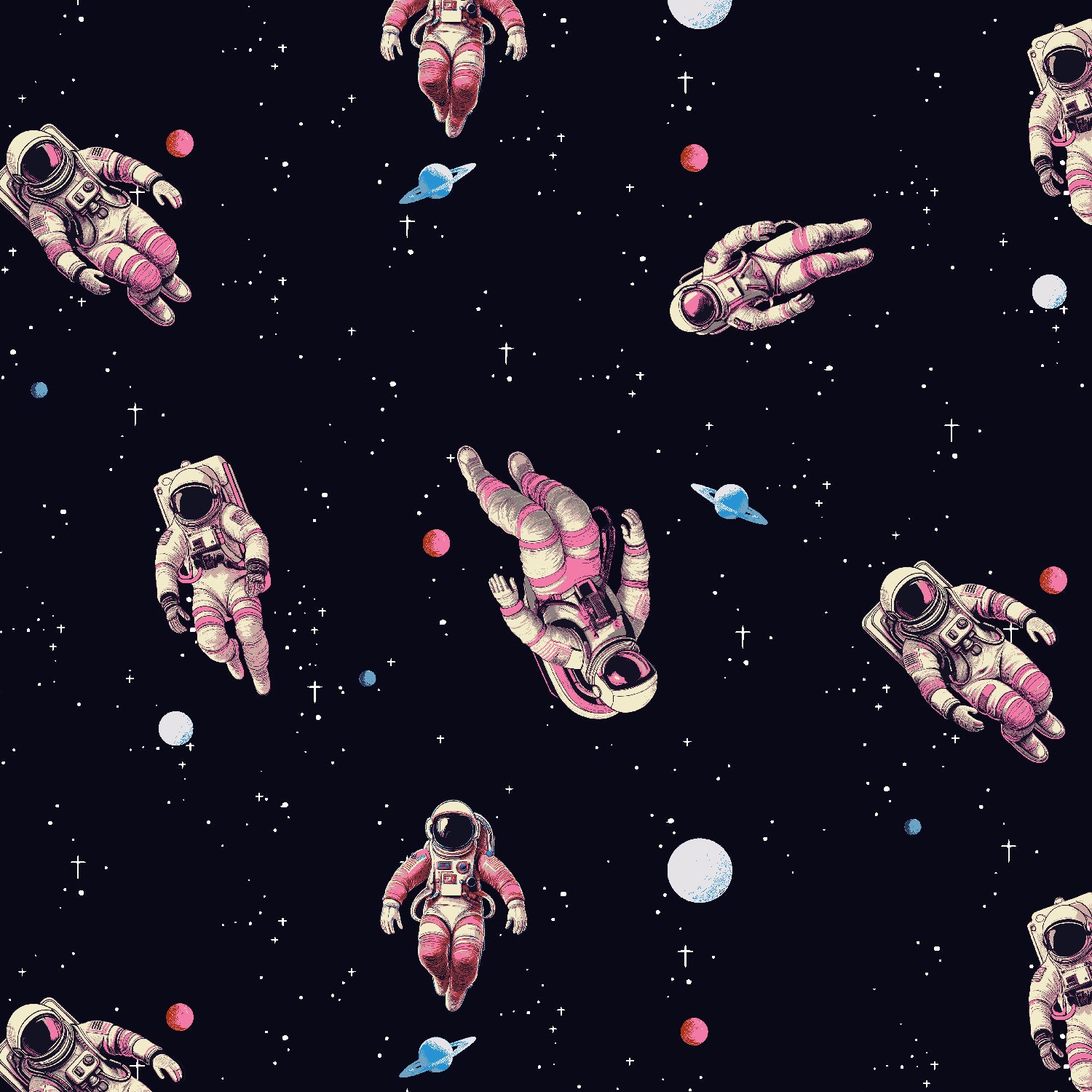 RJR Studio RJR Fabrics Beyond the Horizon Zero Gravity RJ6232-BK4 Black