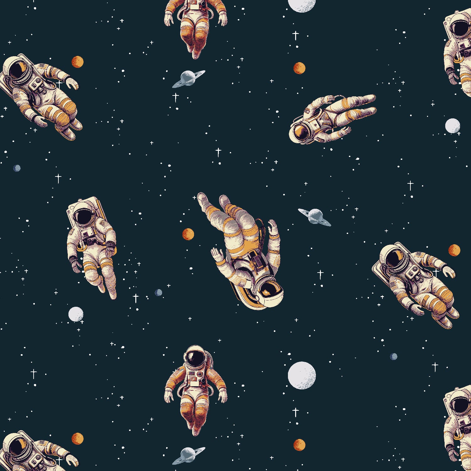 RJR Studio RJR Fabrics Beyond the Horizon Zero Gravity RJ6232-DP5 Dark Peacock Blue