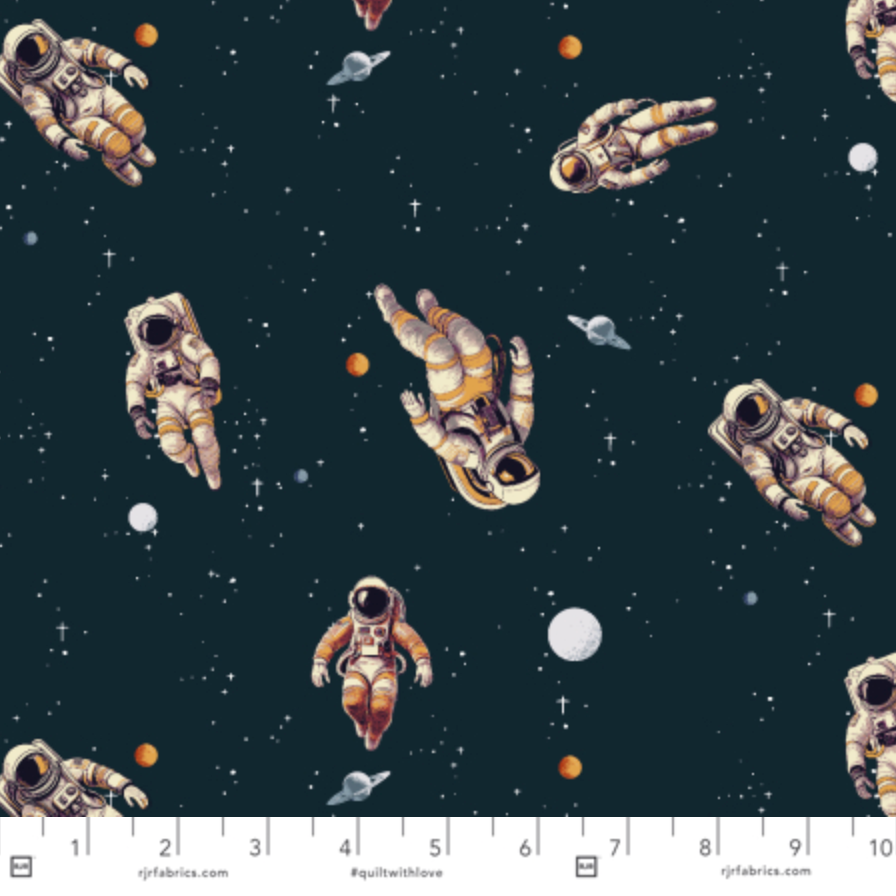 RJR Studio RJR Fabrics Beyond the Horizon Zero Gravity RJ6232-DP5 Dark Peacock Blue