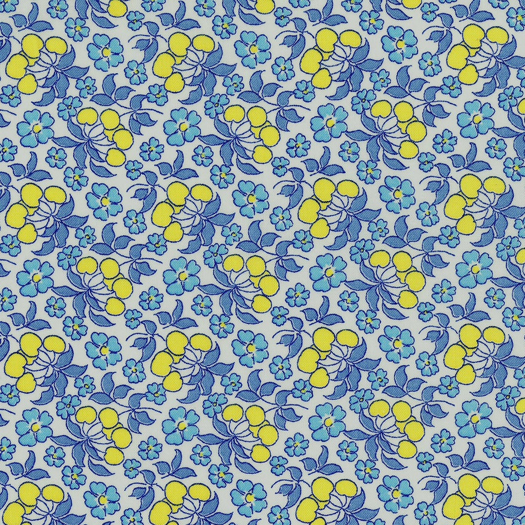 RJR Studio RJR Fabrics Everything but the Kitchen Sink Cherries Jubilee Forget Me Not 3303003