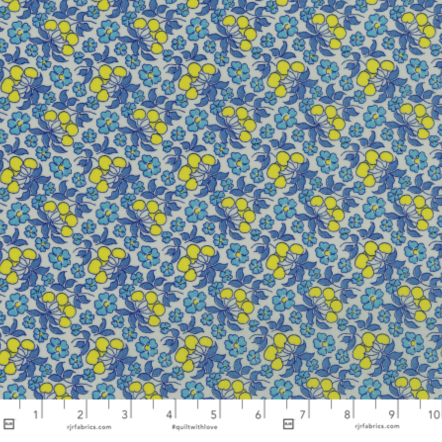 RJR Studio RJR Fabrics Everything but the Kitchen Sink Cherries Jubilee Forget Me Not 3303003