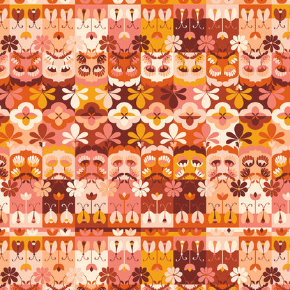 RJR Studio RJR Fabrics Swan Paraiso Wonder Tiles RJ4203RE2 Retro